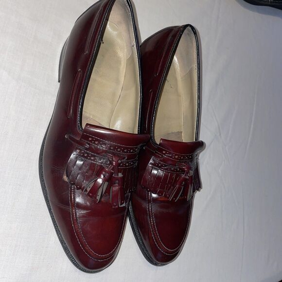 Johnston & Murphy Aristocraft Dress Shoes Men’s Size 8.5 D Burgundy Leather main image 10